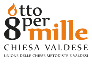 Logo 8xmille CHIESA VALDESE